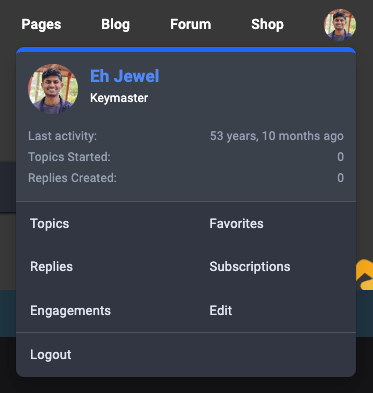 BBP Core Mini User Profile