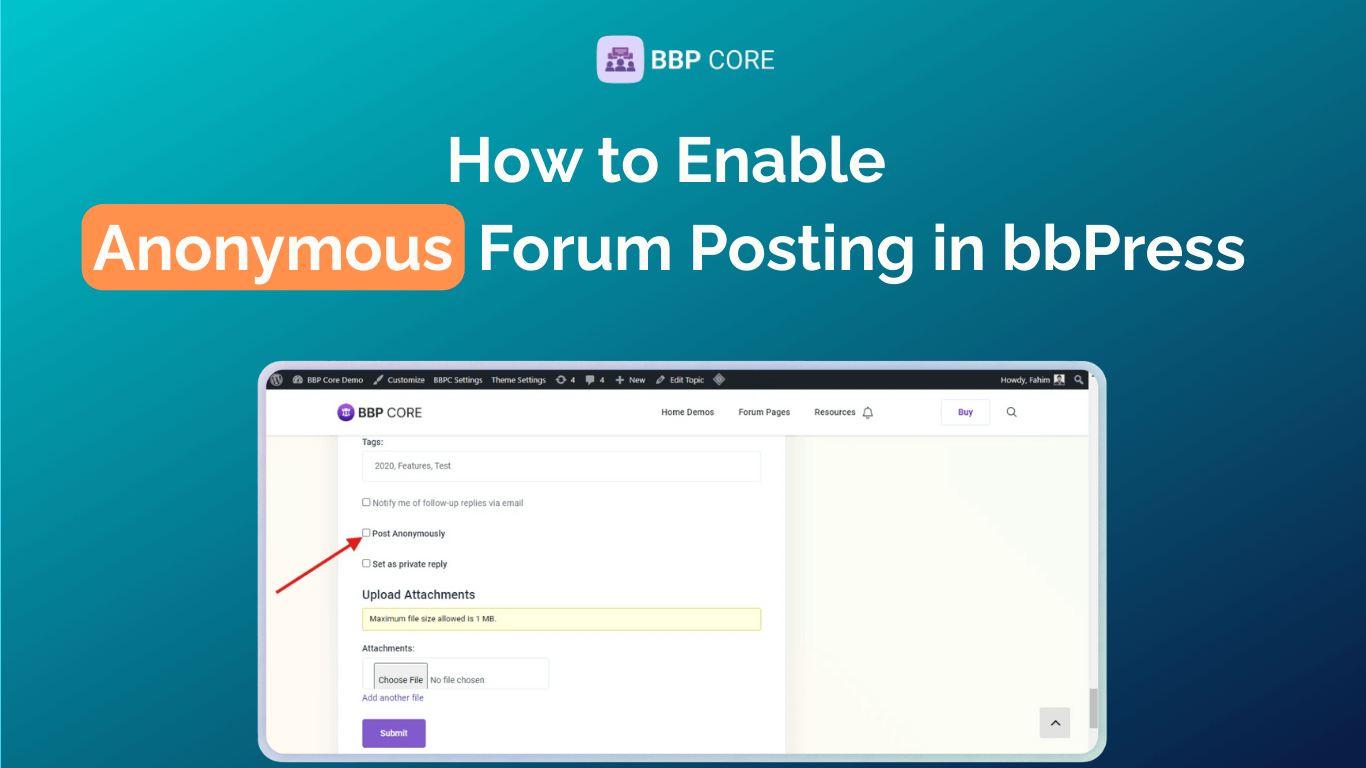 Anonymous Forum Posting