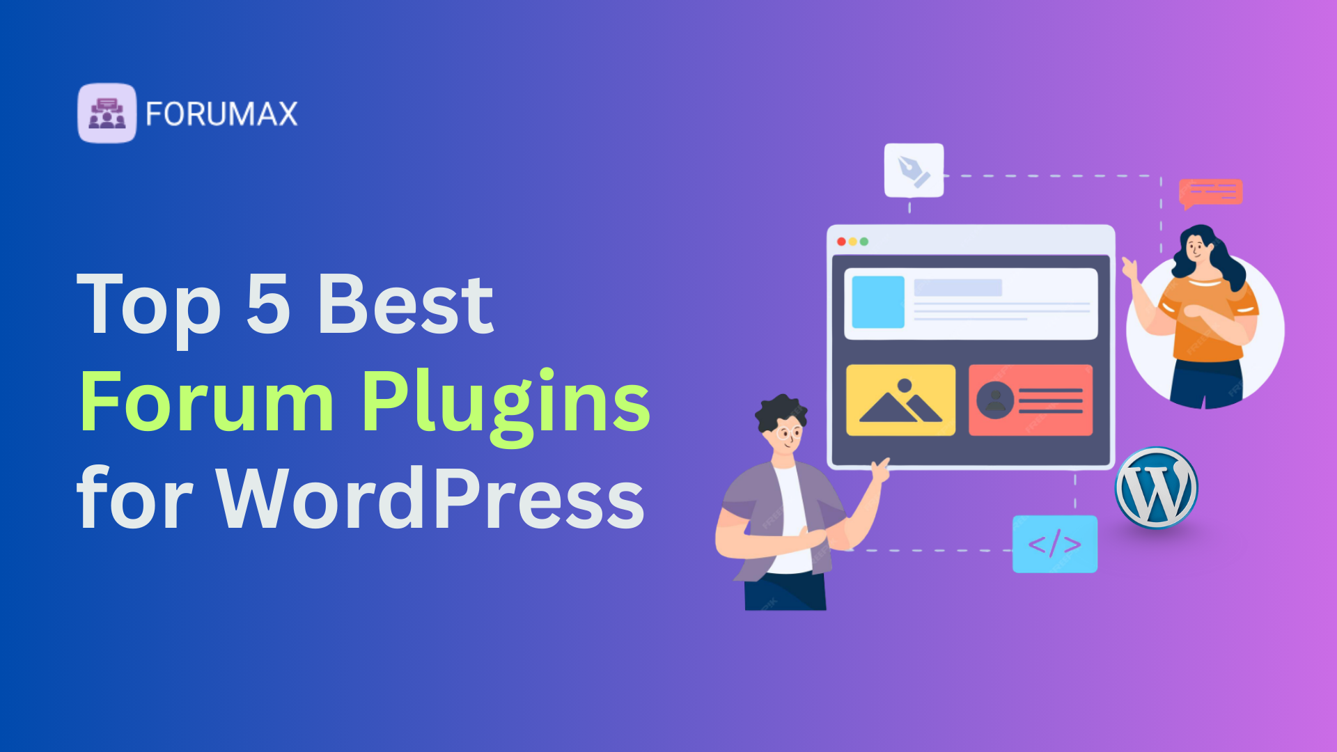 Top 5 WordPress Forum Plugins