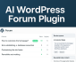 AI WordPress forum plugin Forumax community board with AI replies