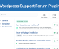WordPress support forum plugin dashboard in Forumax reducing support tickets with AI