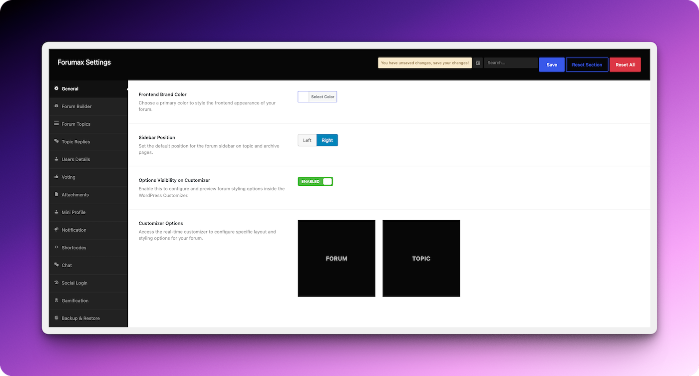 Forumax topic thread with replies — WordPress.org screenshot